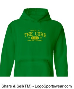 Property of the Core Hoodie (A's) Design Zoom