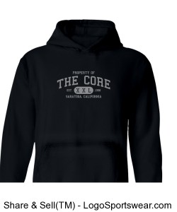 Property of the Core Hoodie (Raiders) Design Zoom