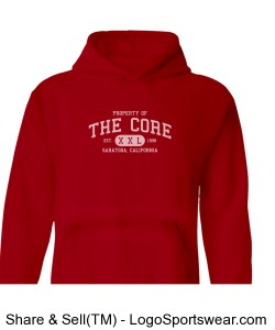Property of the Core Hoodie (Stanford) Design Zoom